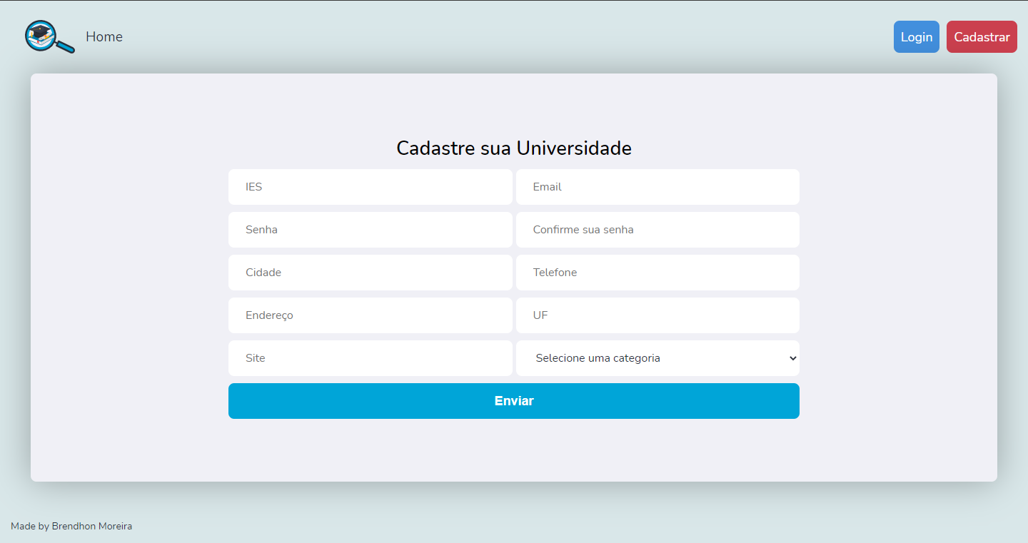 university register page